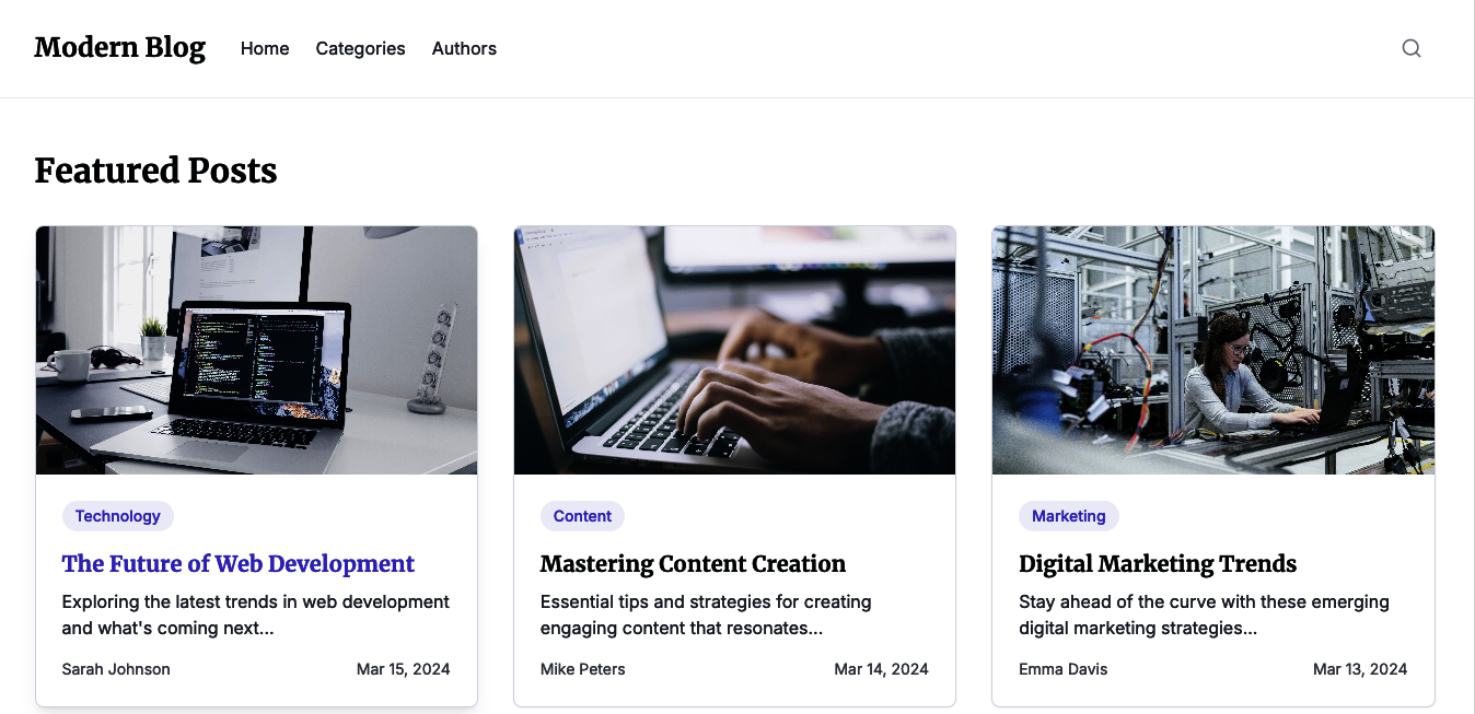 Blog Template